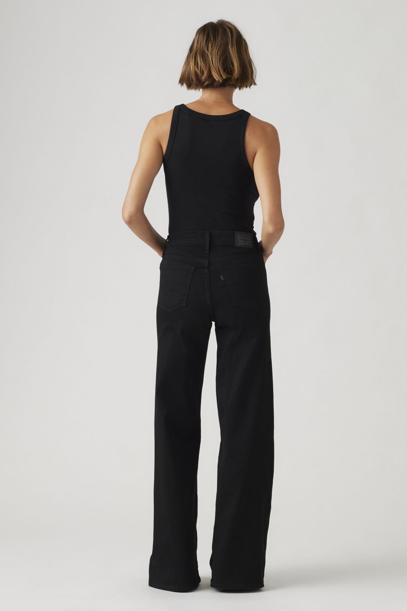 Levi's 318 - Shaping Wide Leg - Soft Black