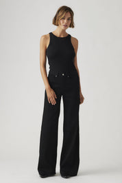 Levi's 318 - Shaping Wide Leg - Soft Black