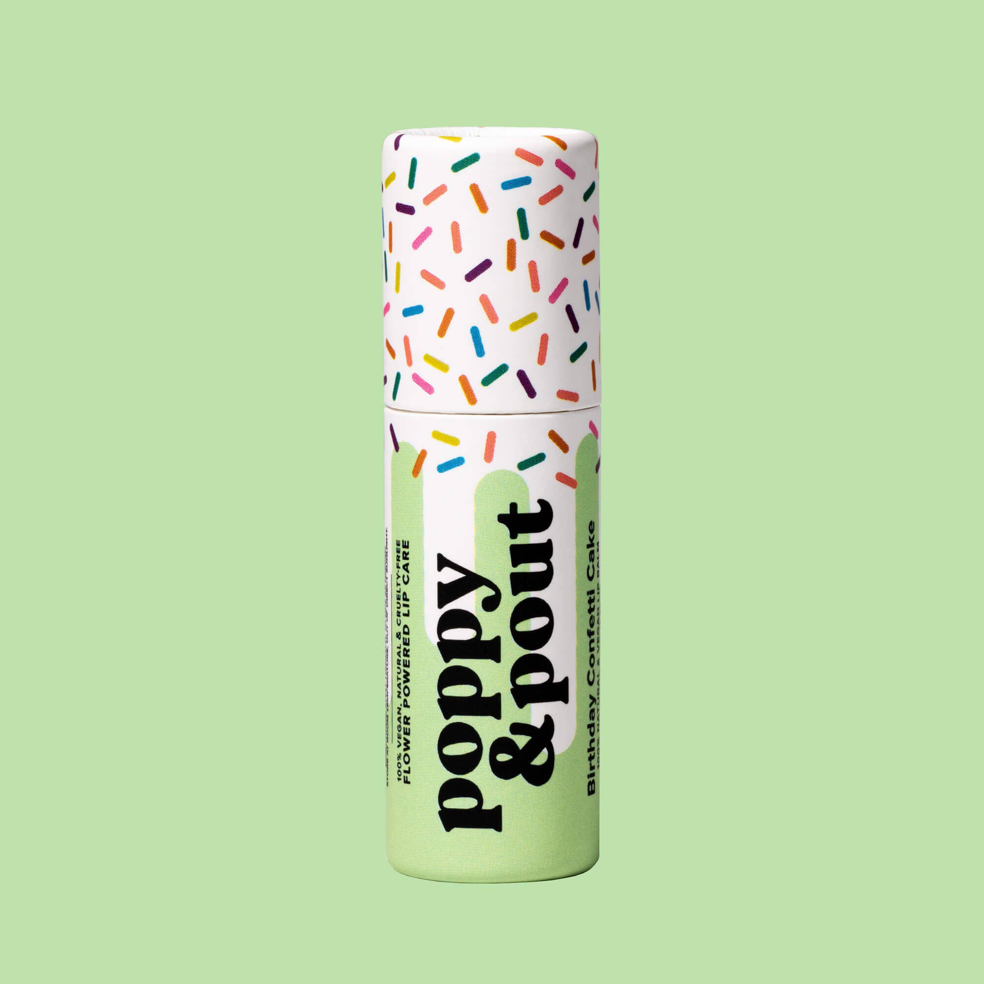 Birthday Confetti Cake-Green Lip Balm