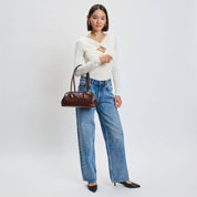Nina Shoulder Bag: Black
