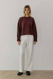 The Asher Sweater - Brown