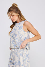 Blue Blossom Top