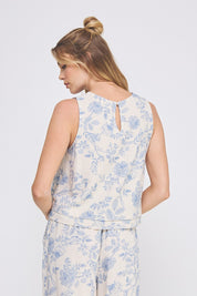 Blue Blossom Top