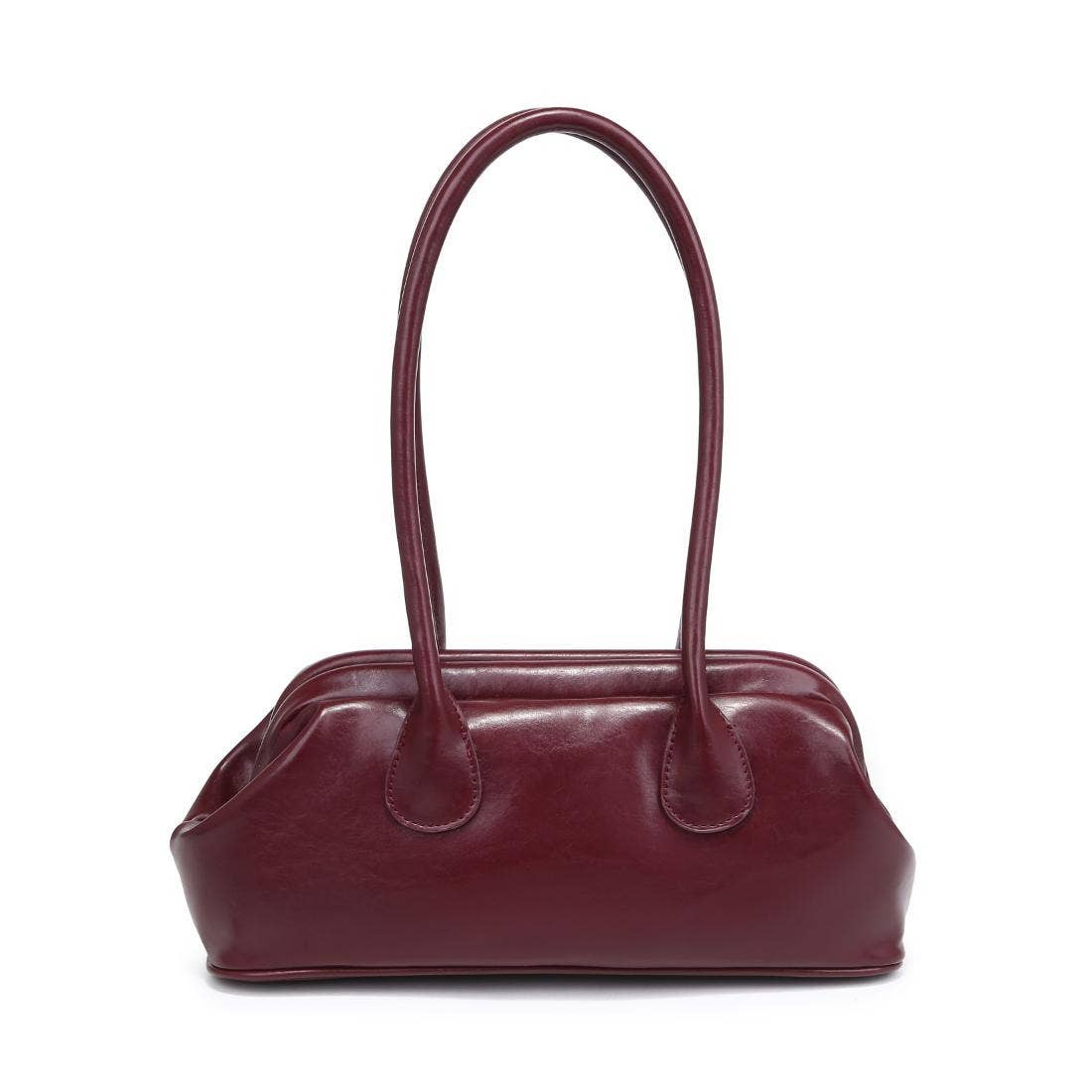 Nina Shoulder Bag: Wine