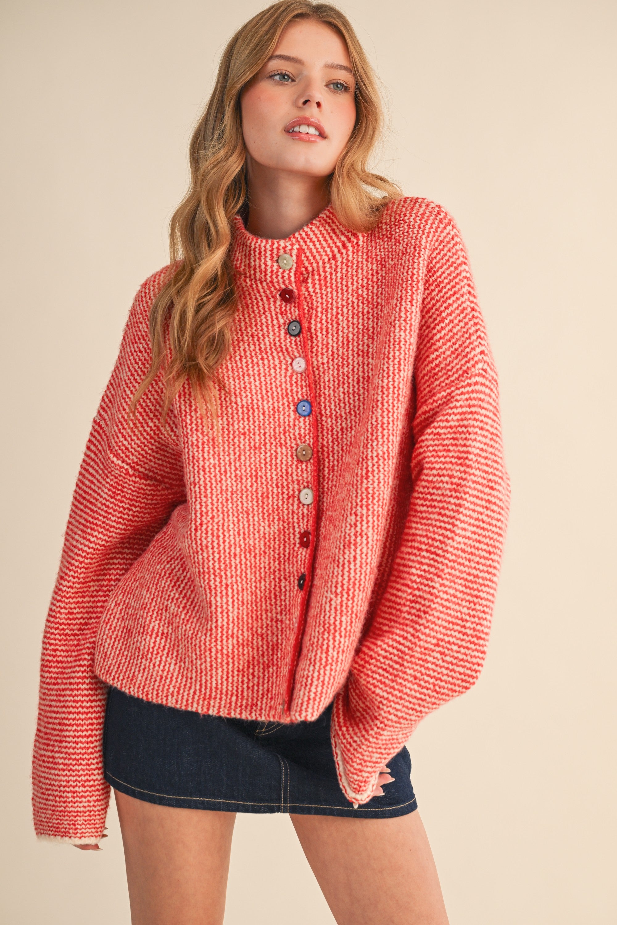 Murphy - Red/Ivory