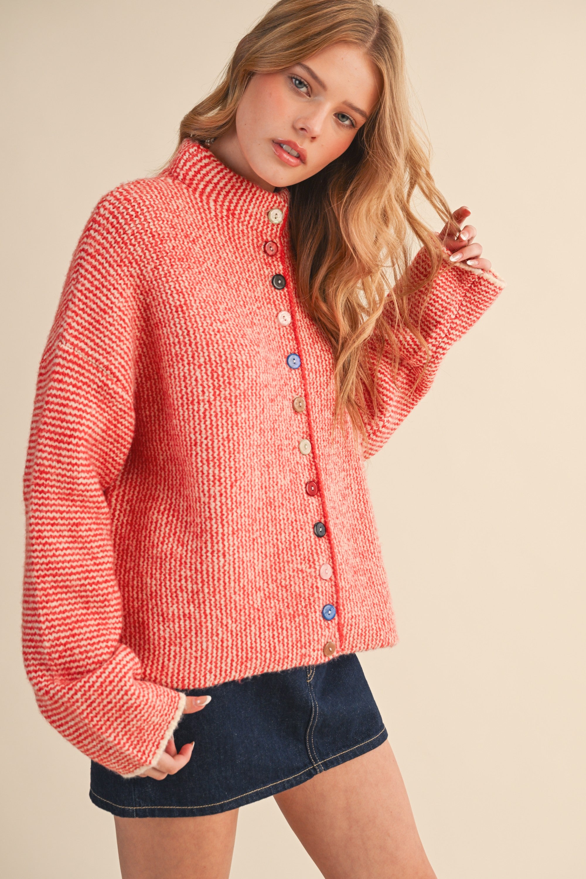 Murphy - Red/Ivory