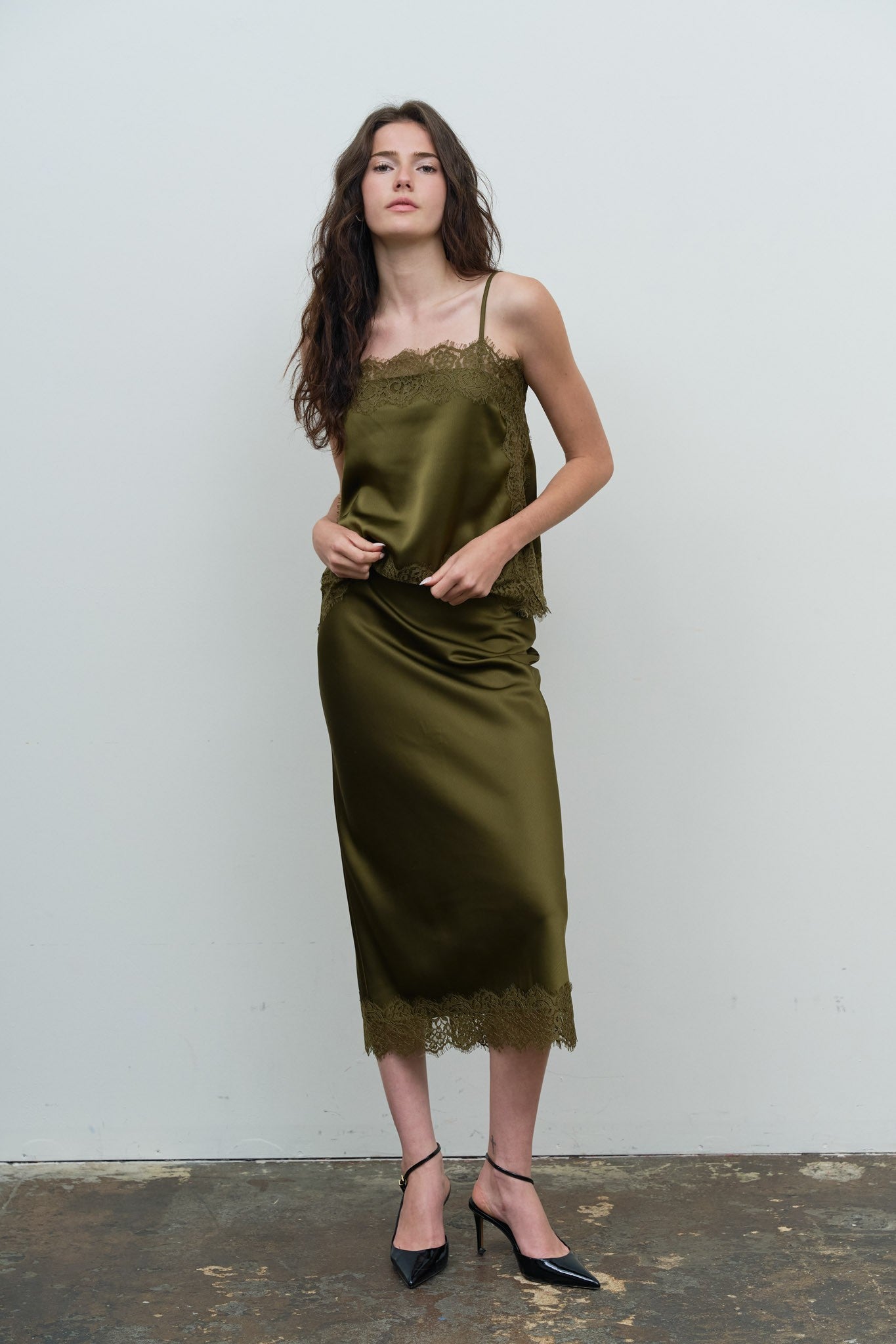Dubai Top - Olive