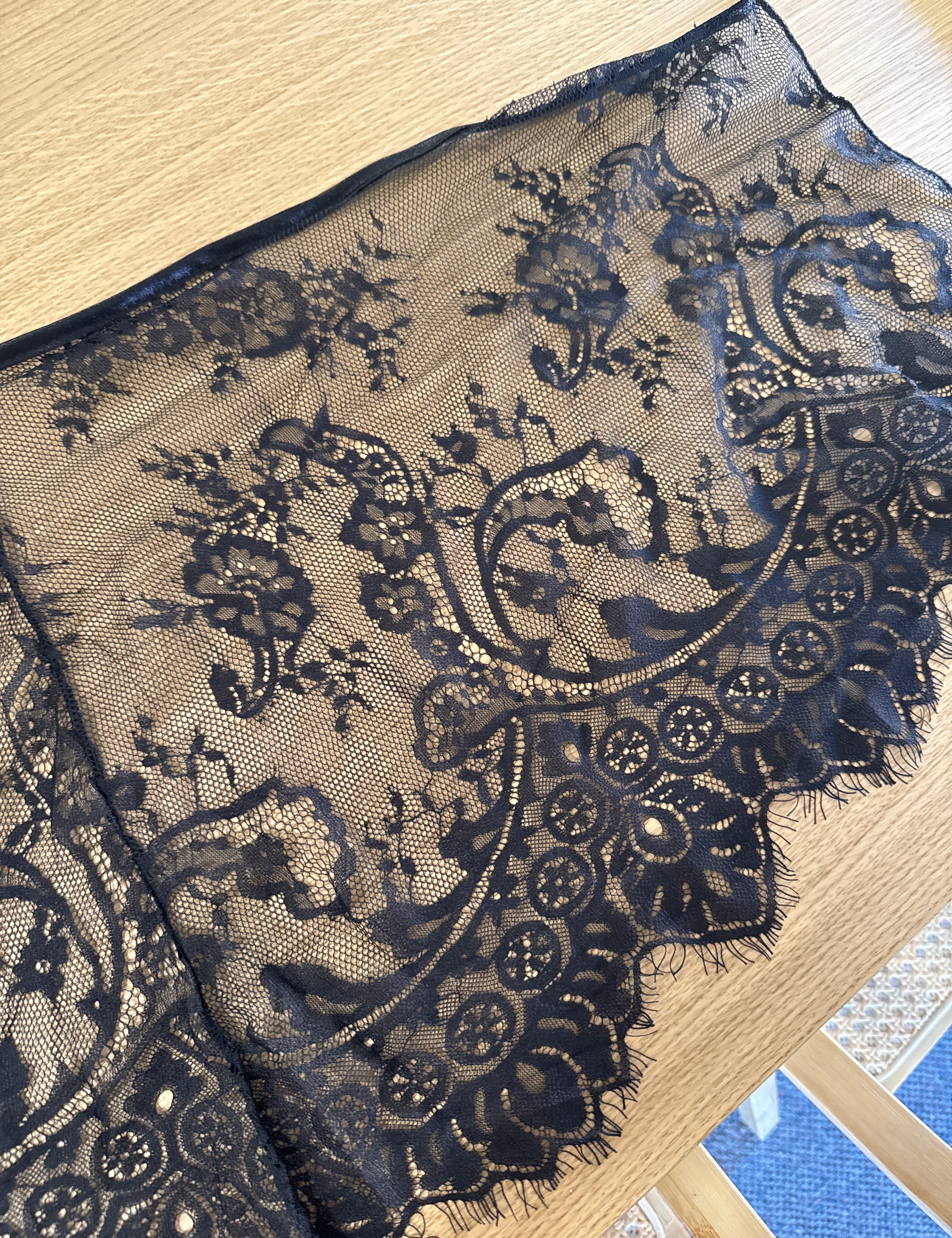 Lace Triangle Scarf