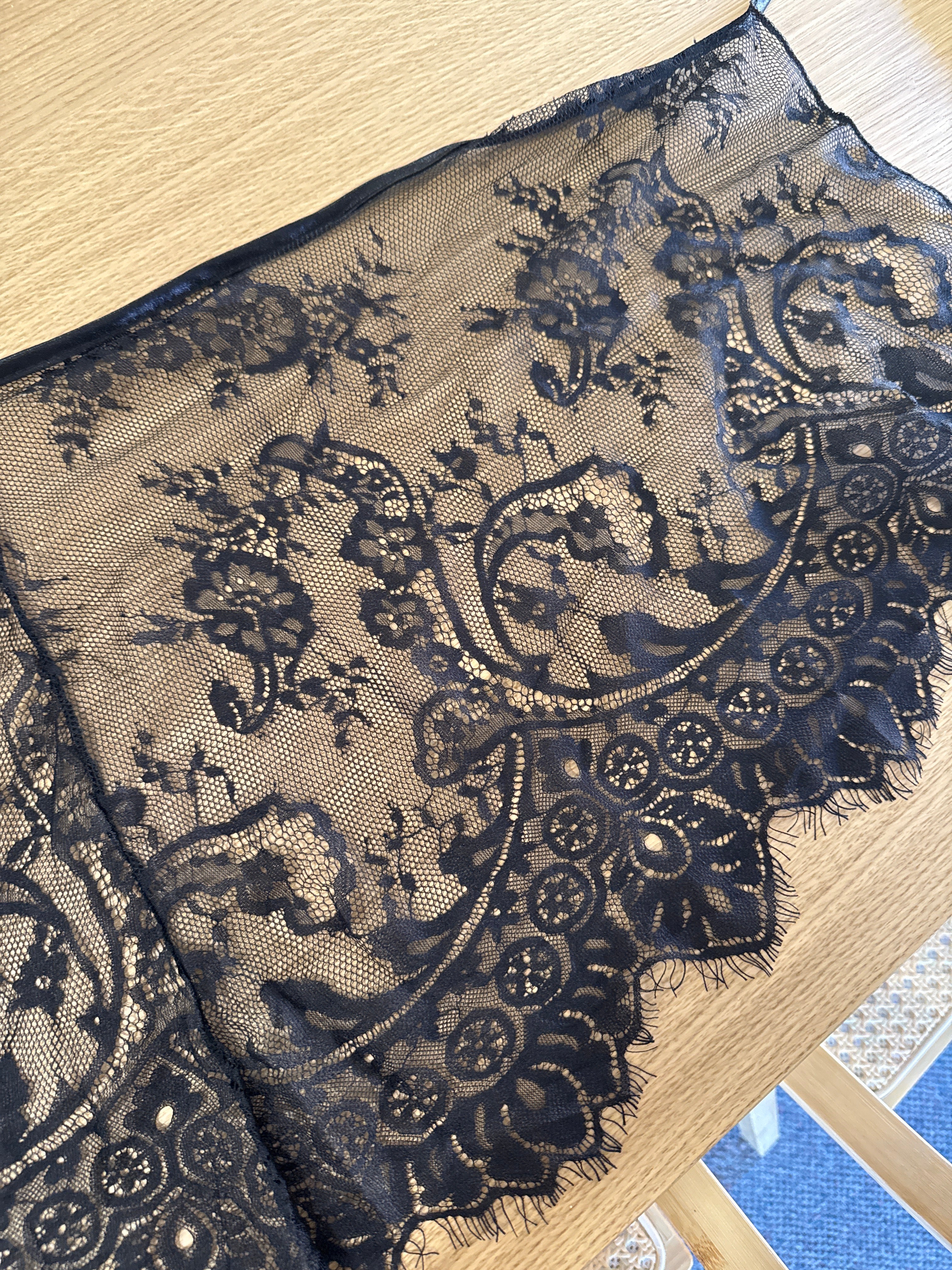 Lace Triangle Scarf