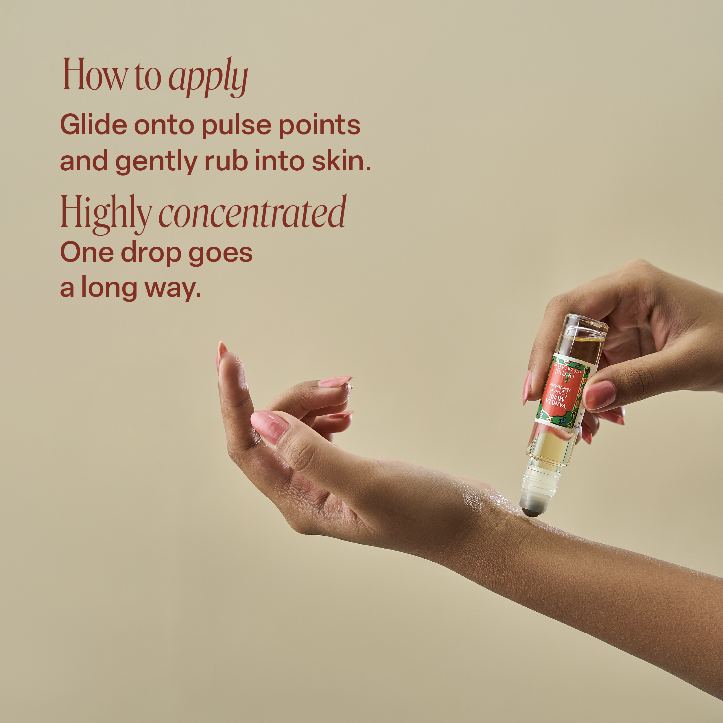 Vanilla Musk Perfume Oil: 10ml Roll-on