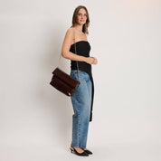 Angela Crossbody: Espresso