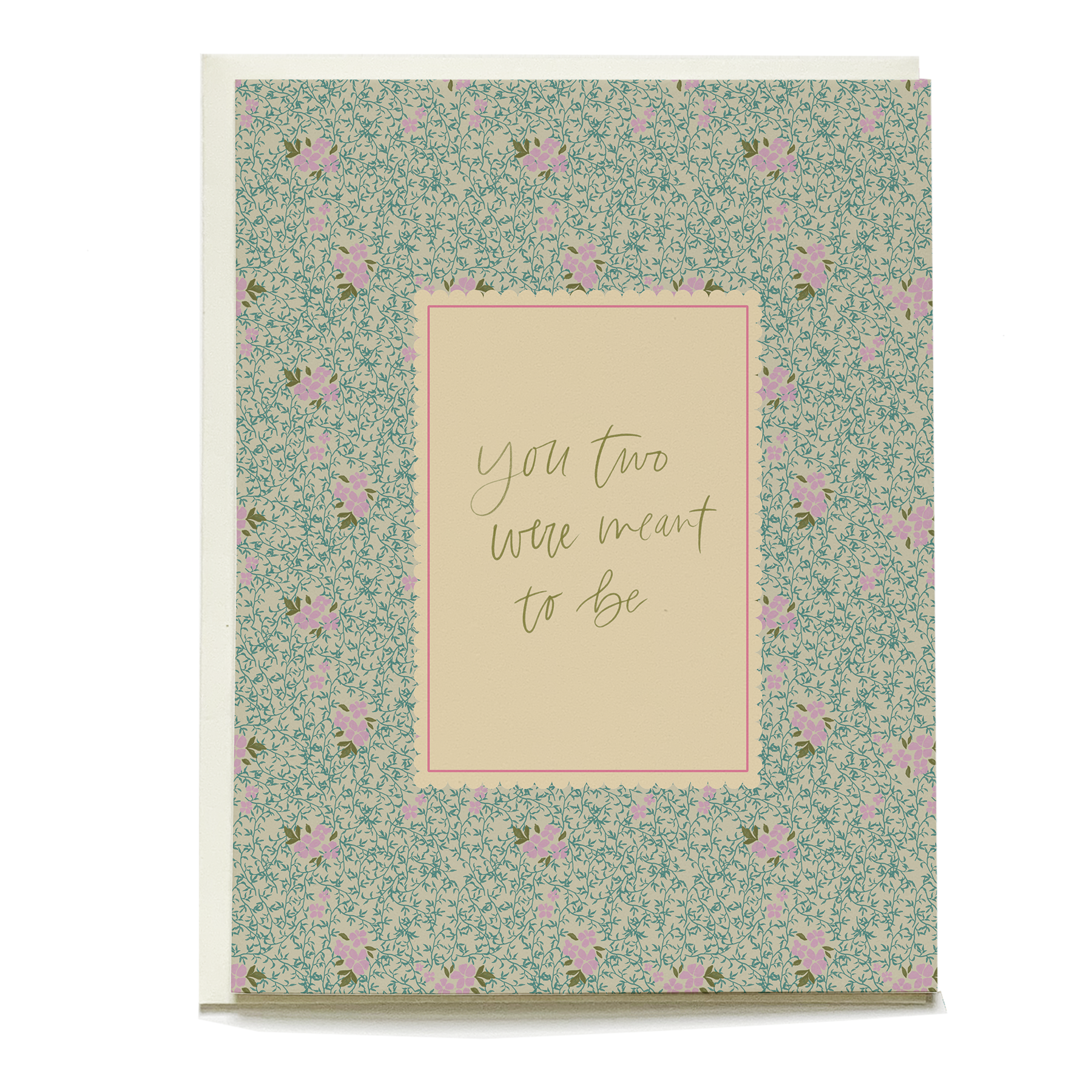 Ditsy Floral Wedding Card | Vine+Bloom