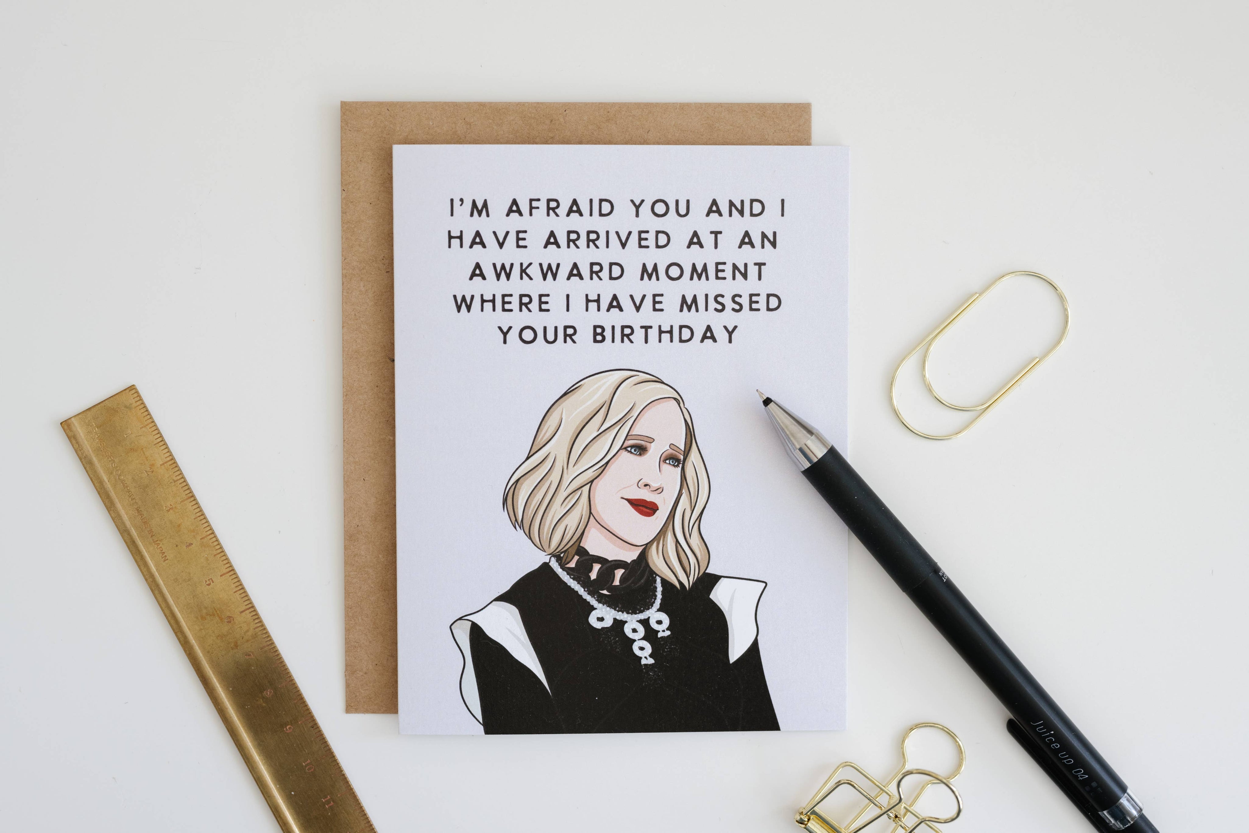 Awkward Moira - Pop Culture Card