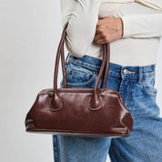 Nina Shoulder Bag: Chocolate