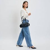 Nina Shoulder Bag: Black