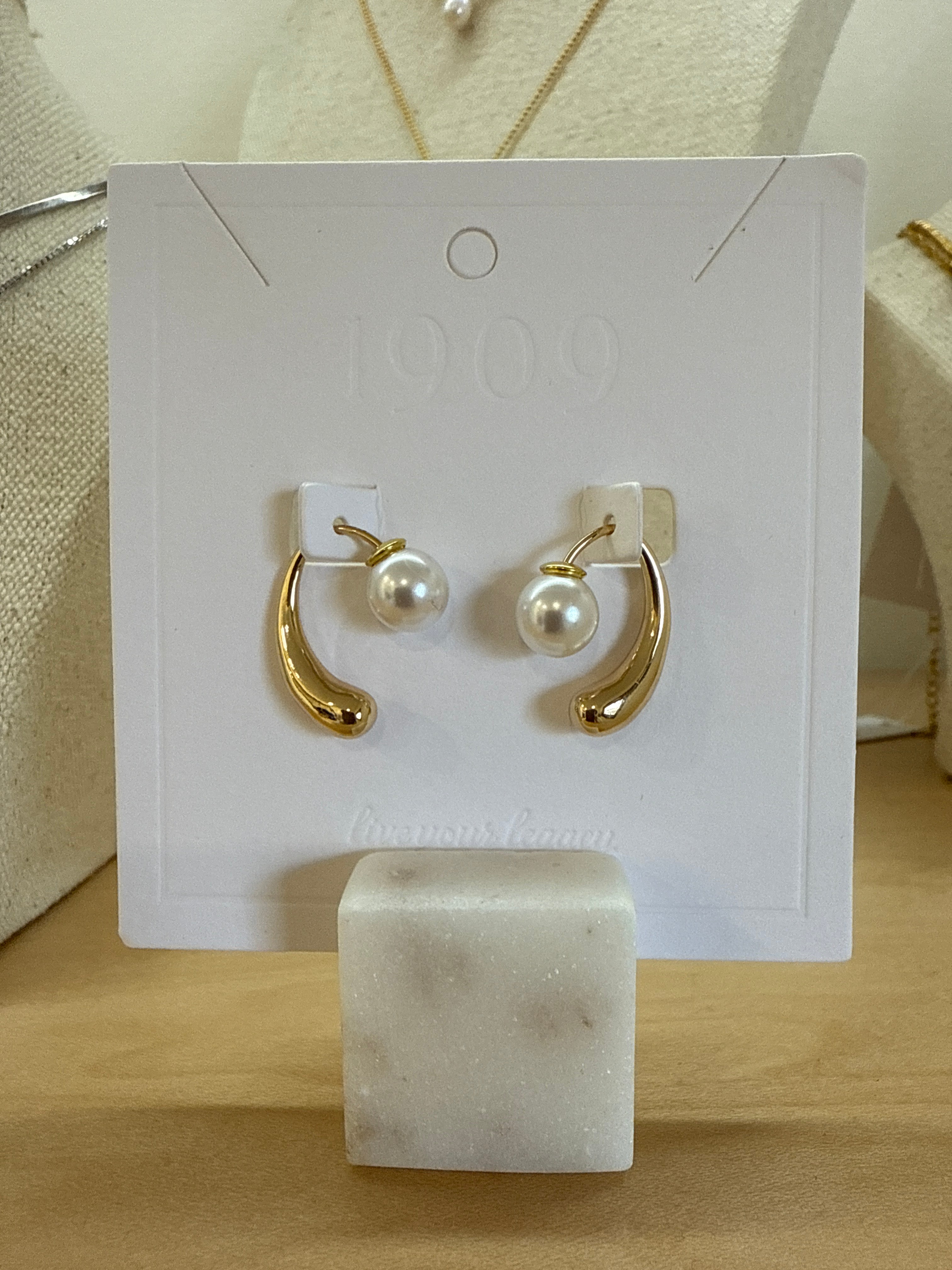 Prince Rubert Drop Pearl Earrings