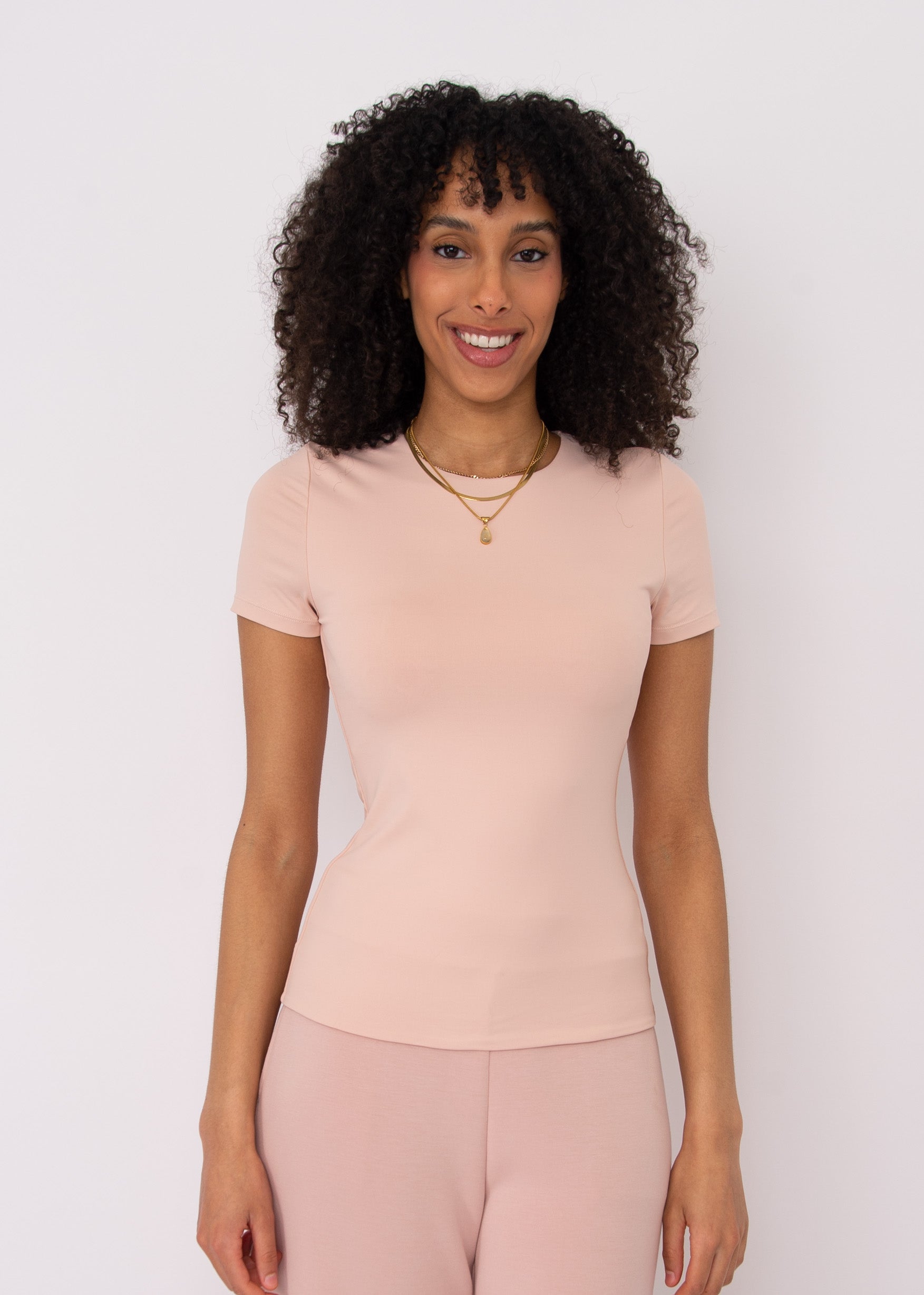 Roxi 23 Short Sleeve - Shell Pink