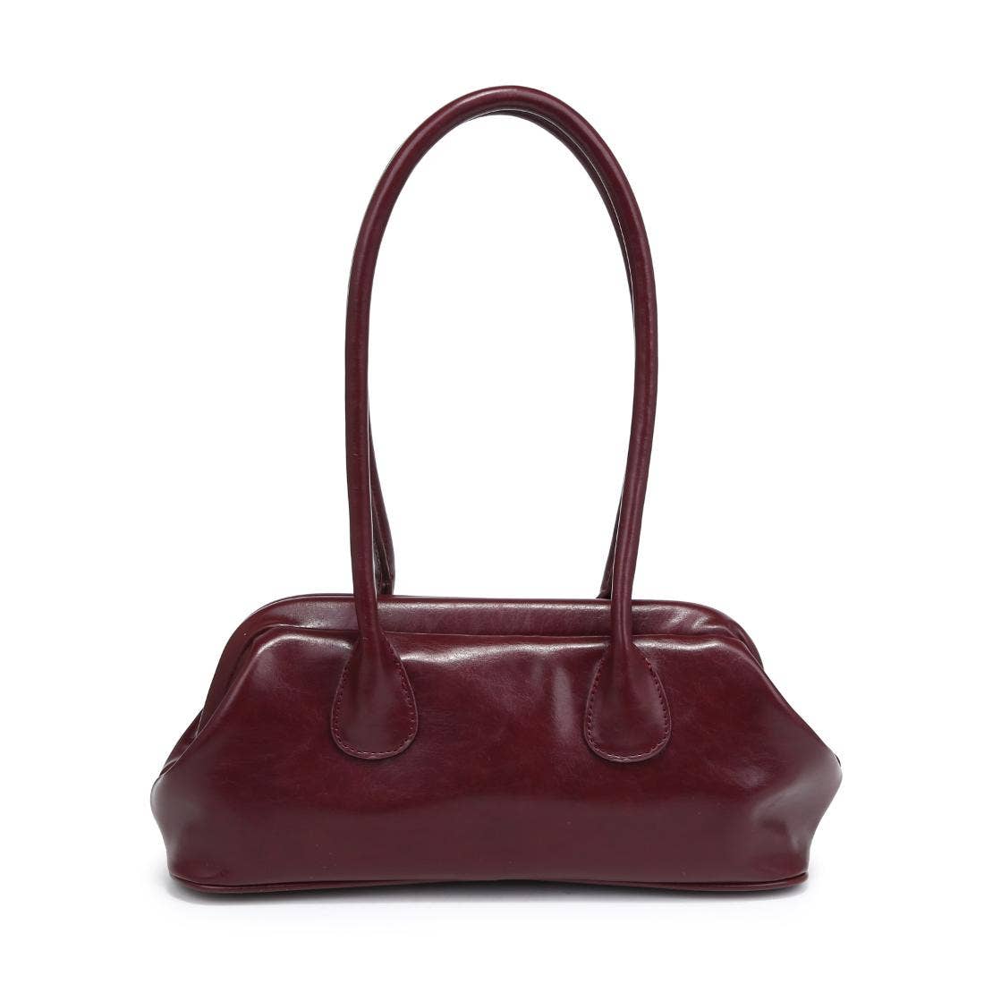 Nina Shoulder Bag: Wine