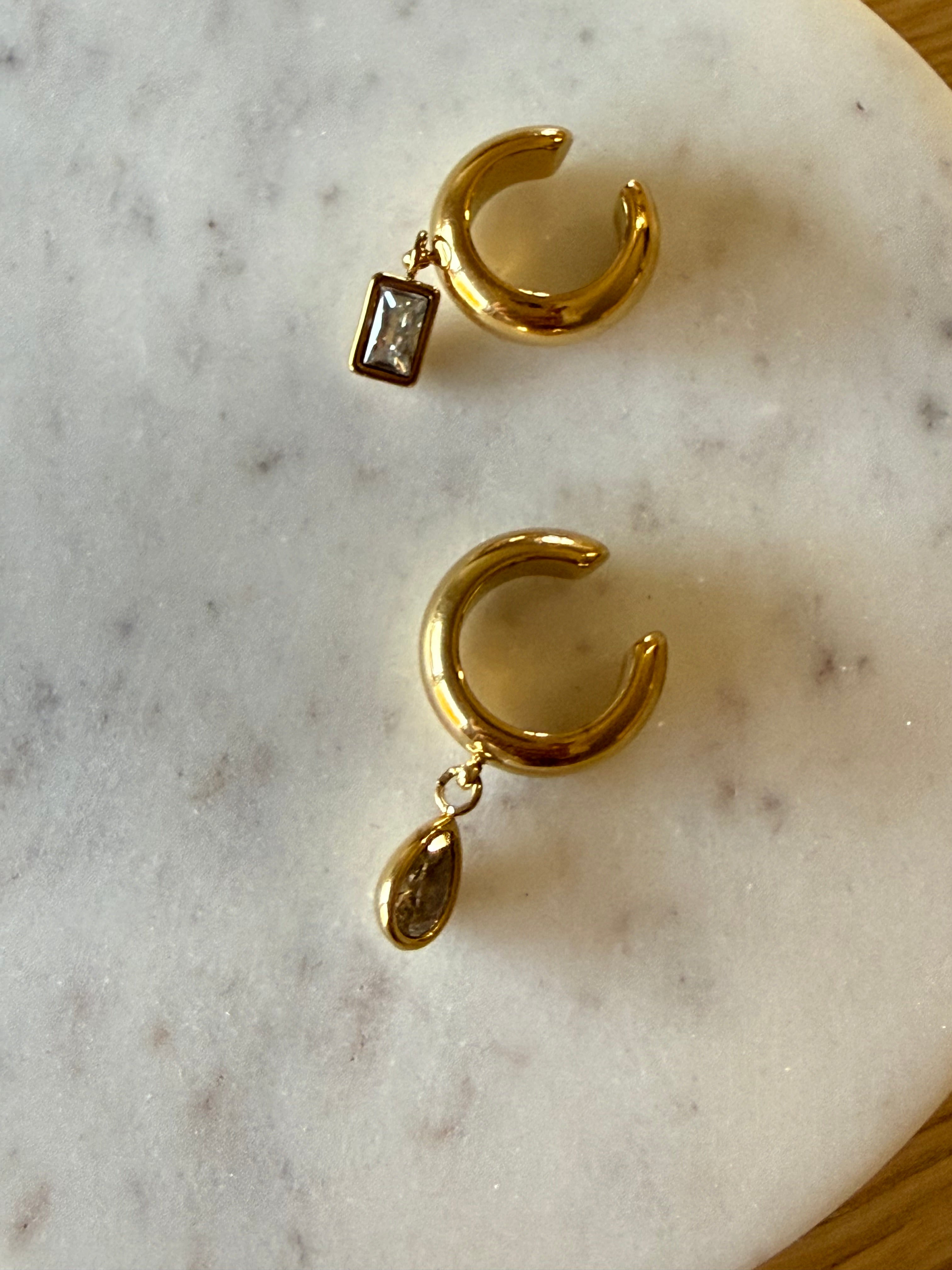Rhinestone Ear Cuff