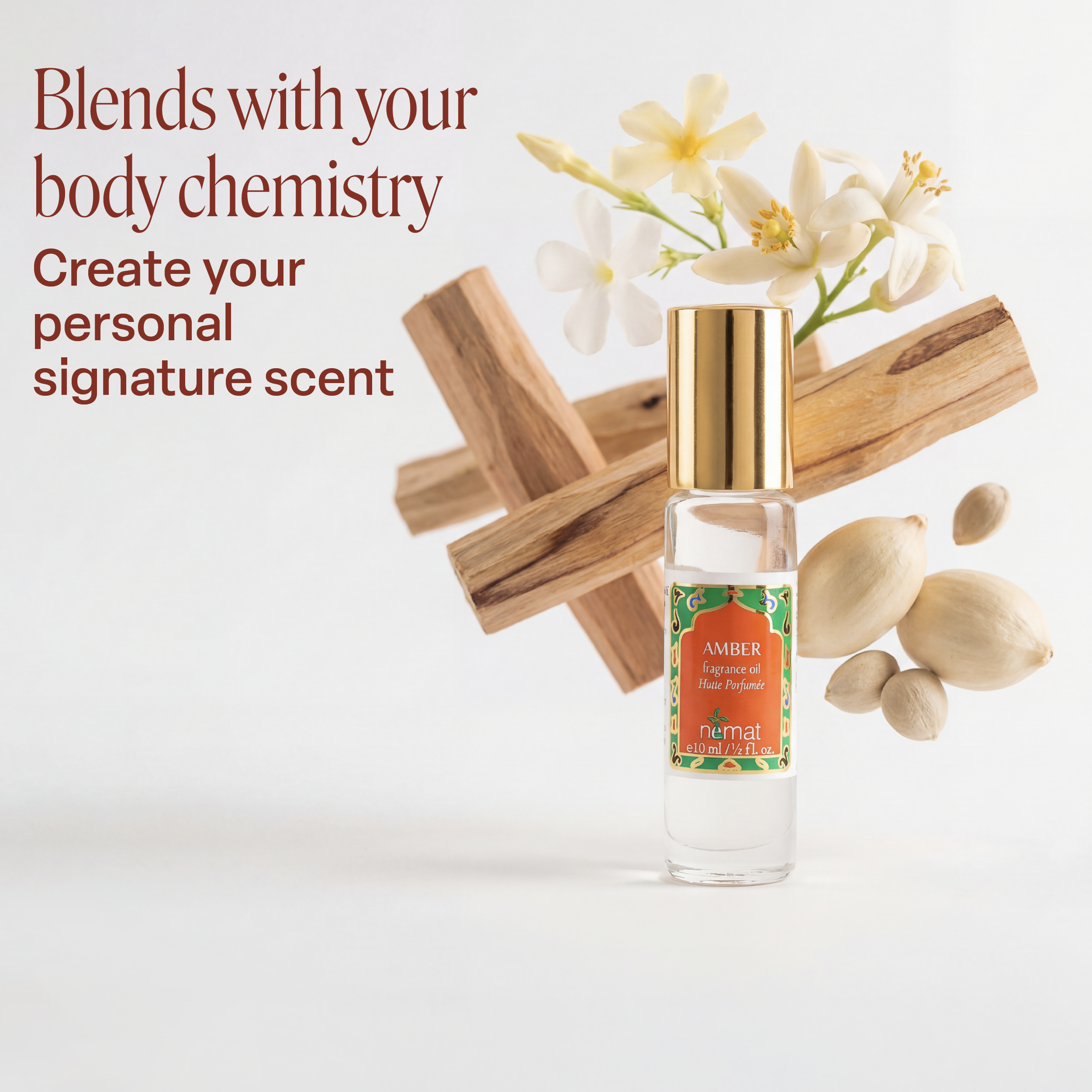 Amber Perfume Oil: 10ml Roll-on