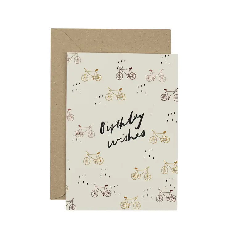 Bikes Birthday Wishes Card