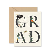 Grad Floral Greeting Card