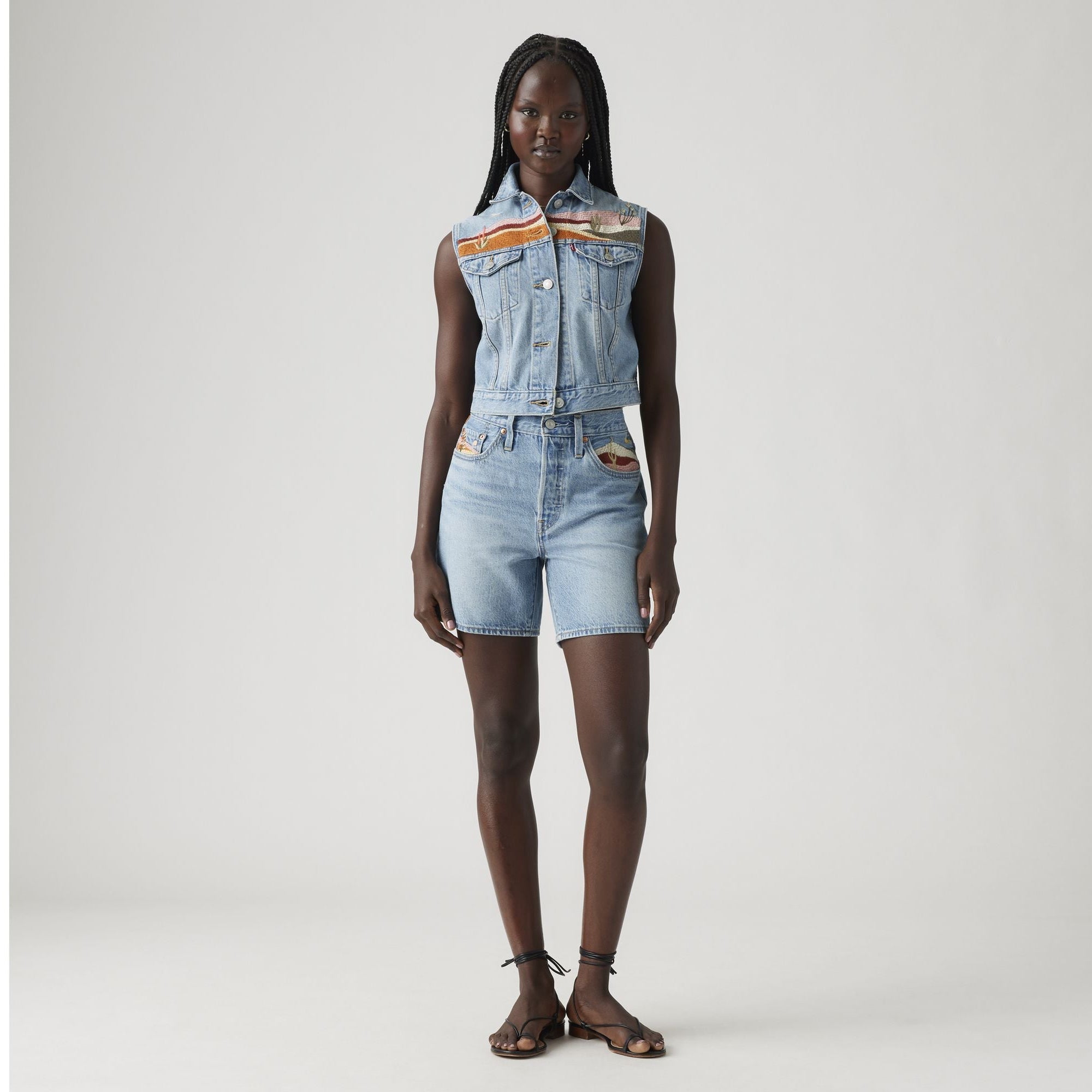 Levi's 501 - Mid Thigh Short - Desert Utopia Short