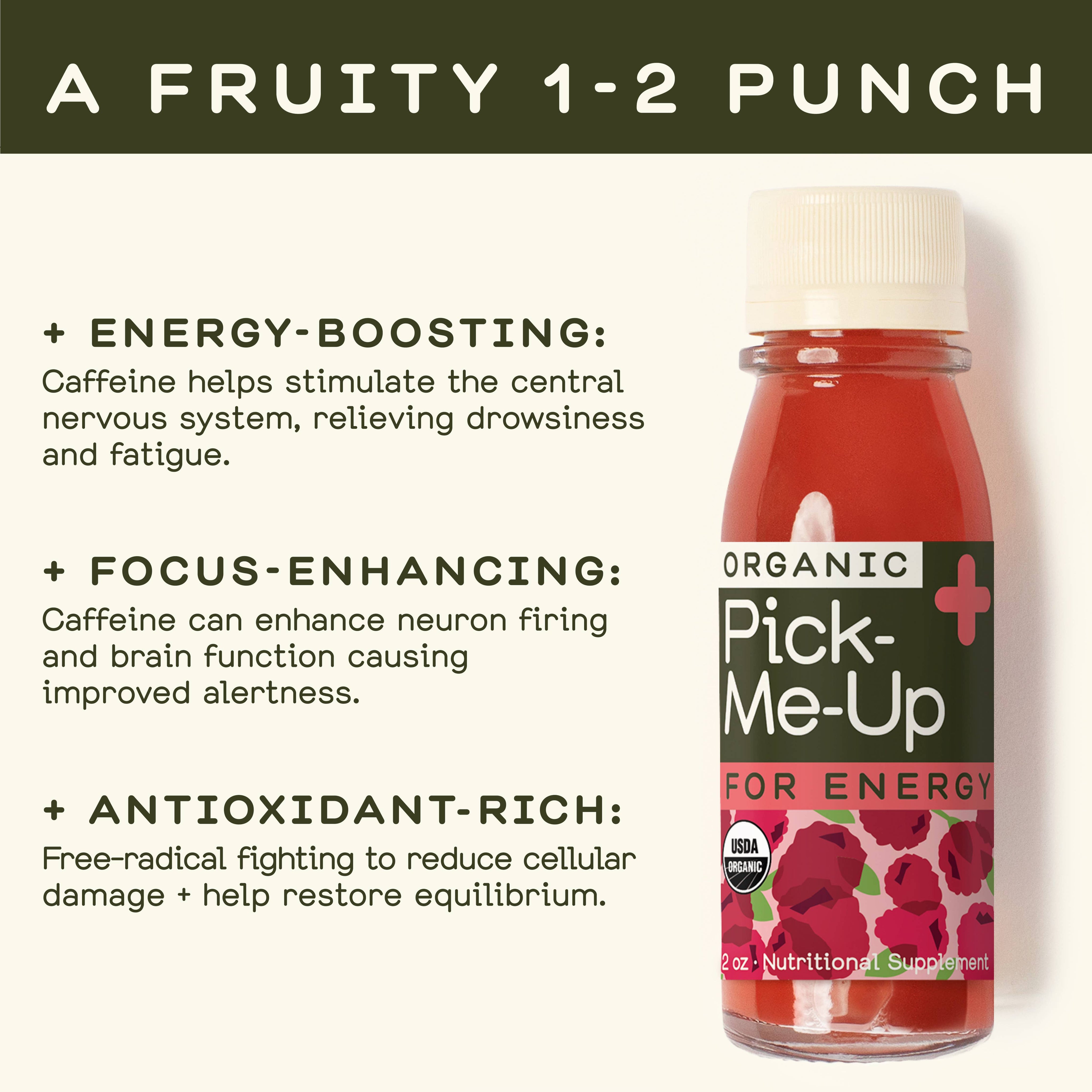 Greenhouse Pick-Me-Up Wellness Shot for Energy: Twelve Pack