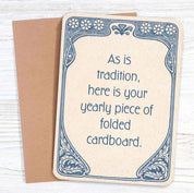 As Is Tradition - Funny Birthday Card