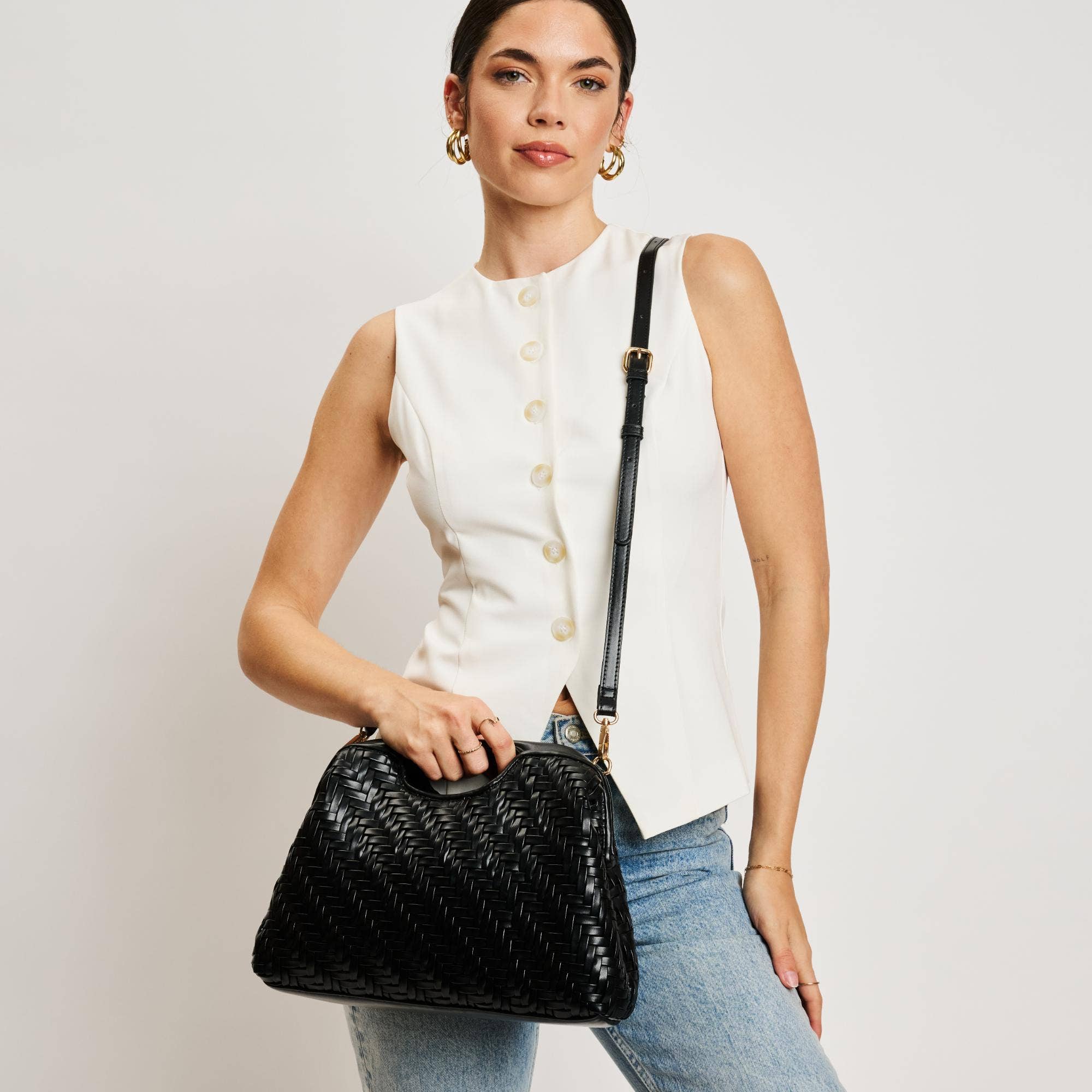 Amara Crossbody: Black