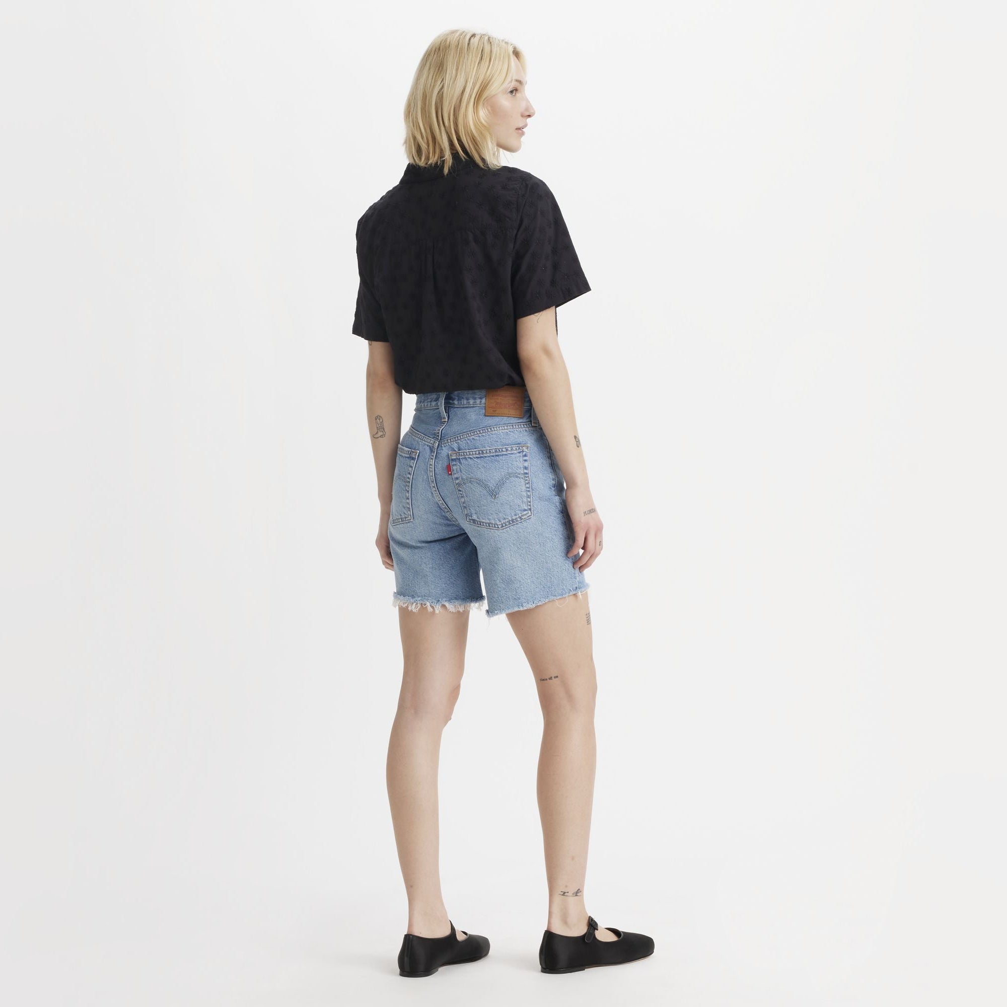 Levi's 501 - Mid Thigh Short - Fun Flare Light