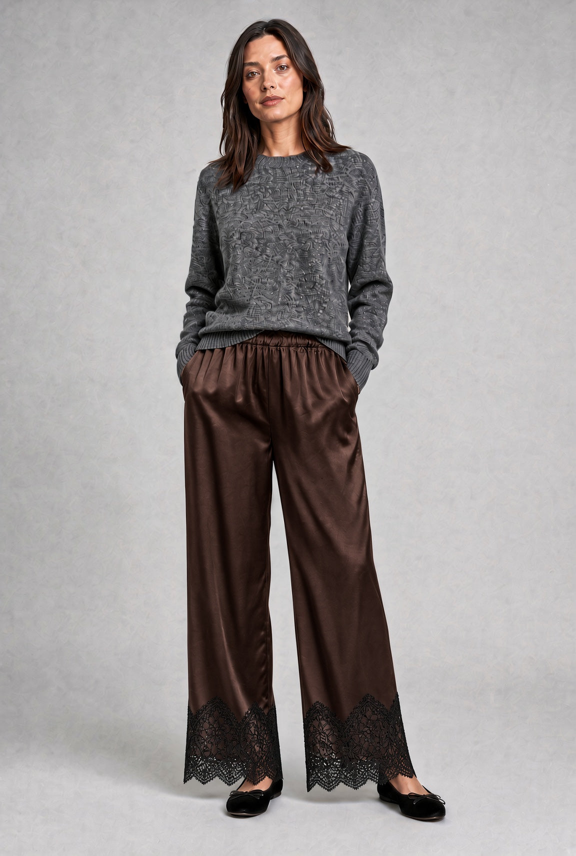 Valeriane Pants - Brown