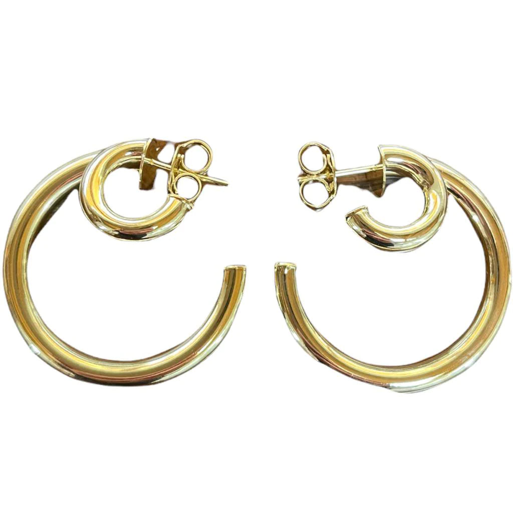 Frankie Gold Hoops