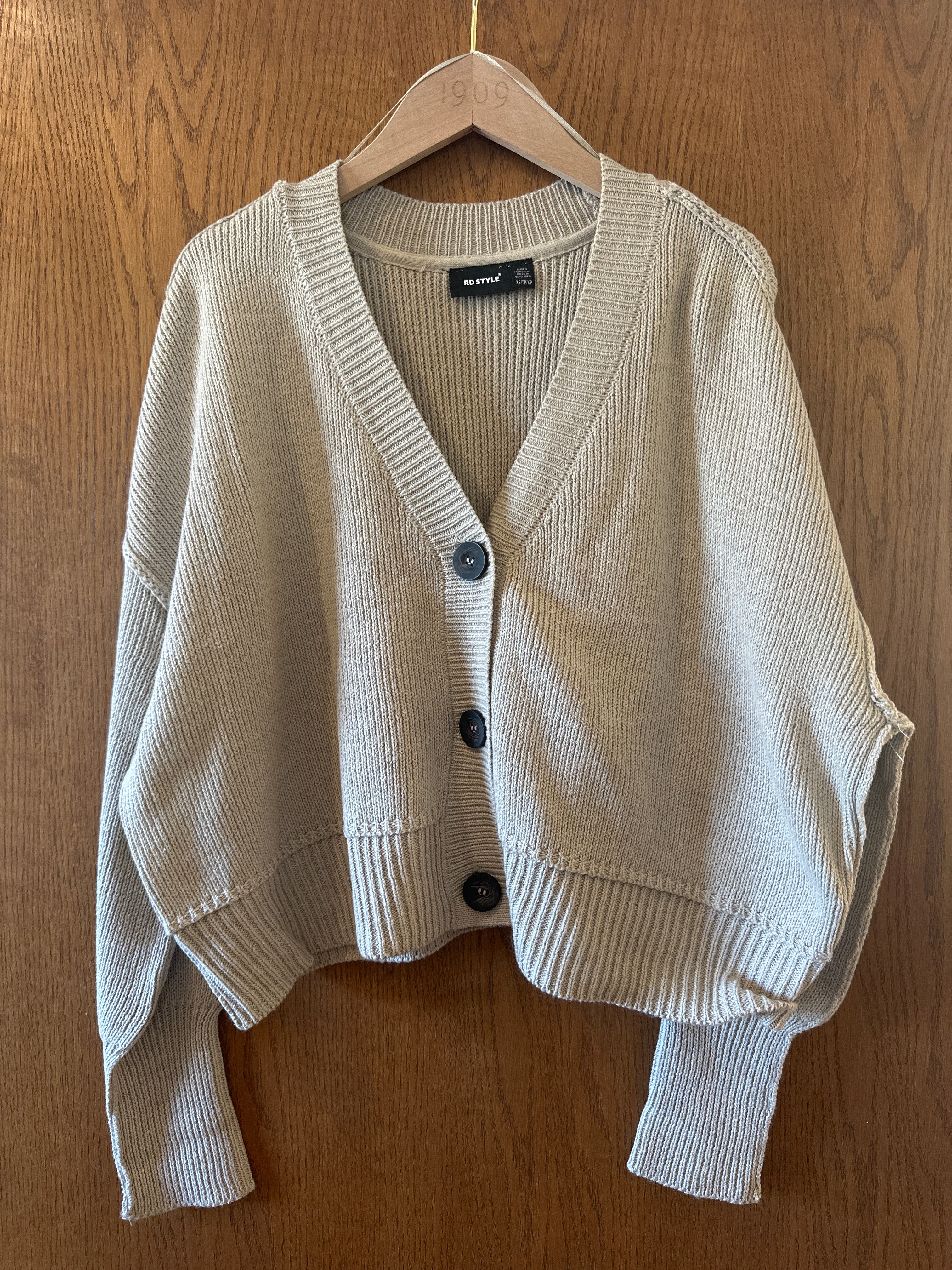 Sumire Cardigan- Sanded Stone