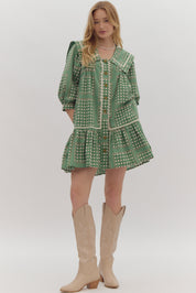 Midnight Ruffles - Green