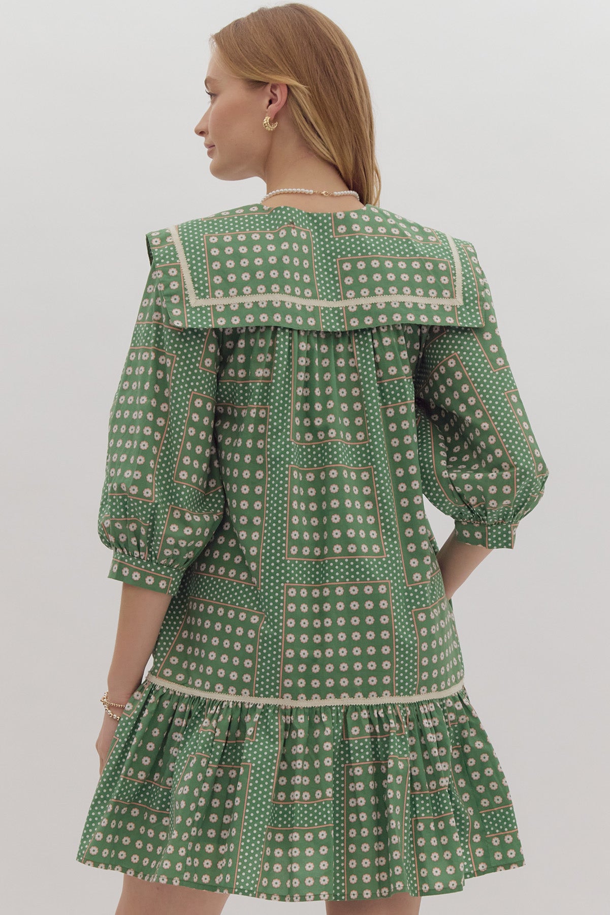 Midnight Ruffles - Green