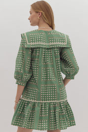 Midnight Ruffles - Green