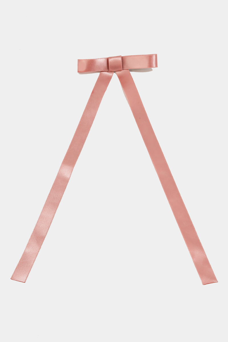 Thin Ribbon Bows - Pink