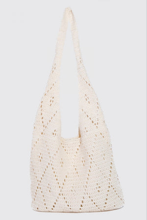 Diamond Boho Bag - Ivory