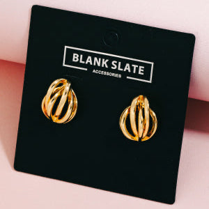 Oval Dimension Earrings