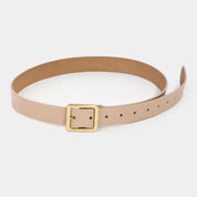 Leather Belt - Ivory