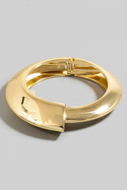 Abstract Hinged Bracelet