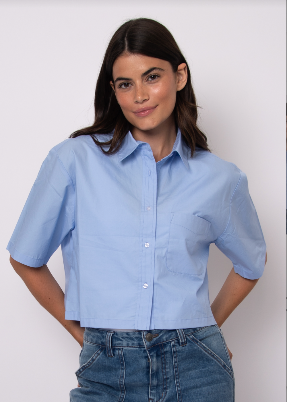 Azalia Top - Blue Falls