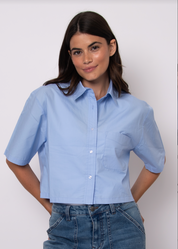 Azalia Top - Blue Falls