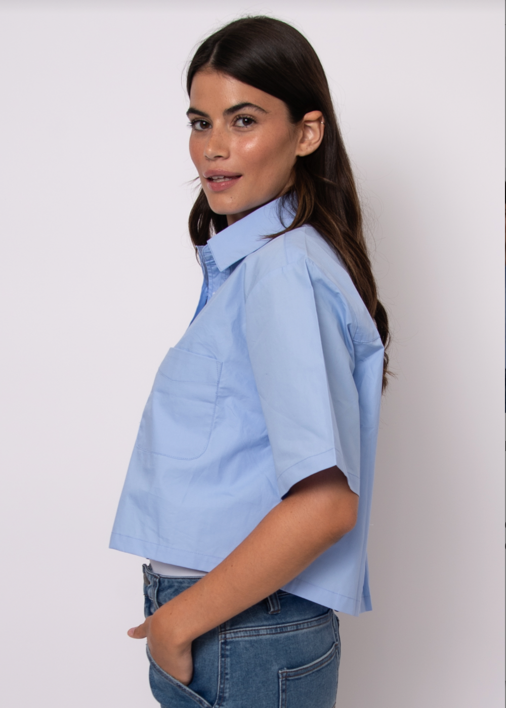 Azalia Top - Blue Falls