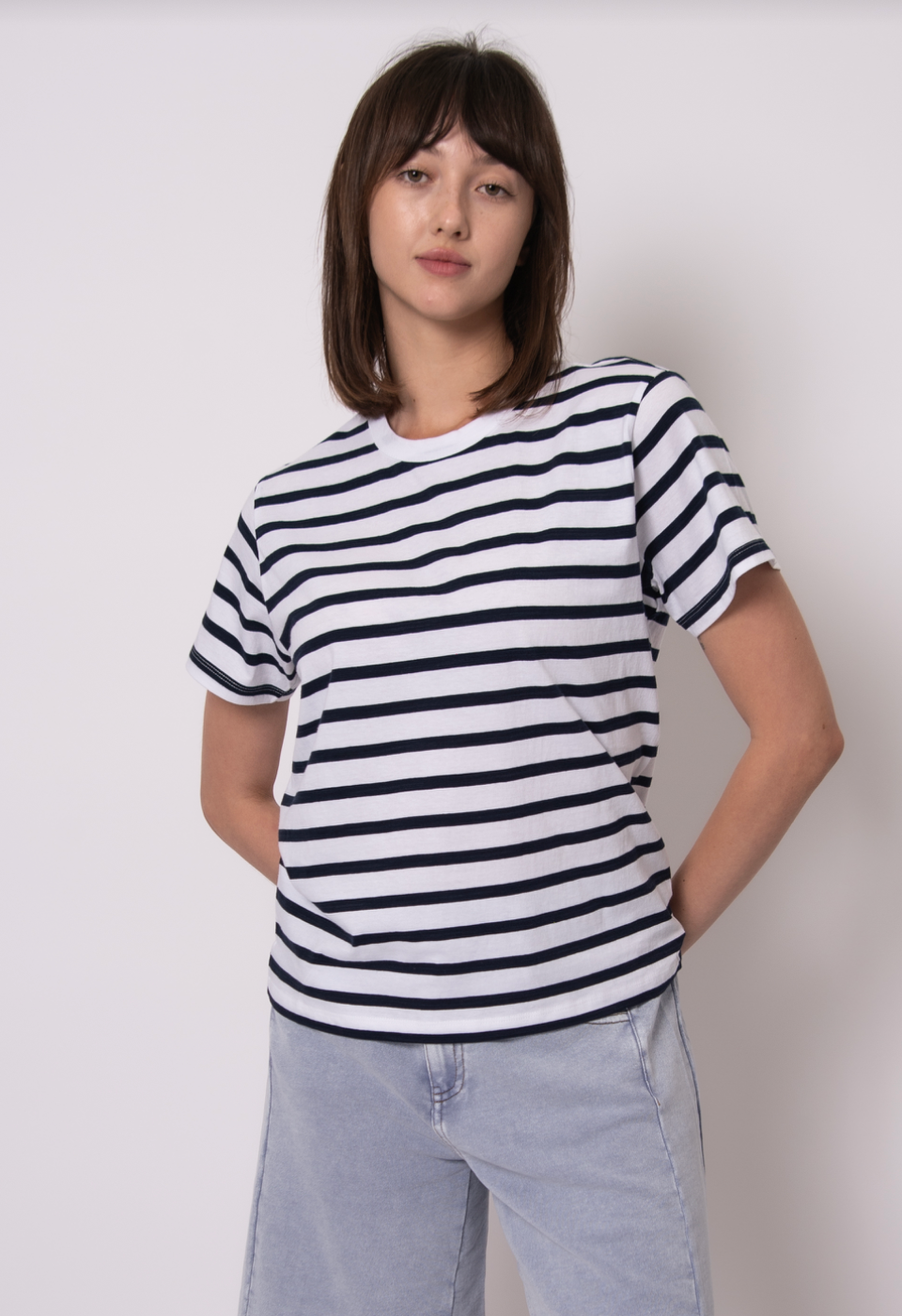 White Dark Storm Tee