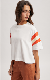 On The Roster - White/Coral