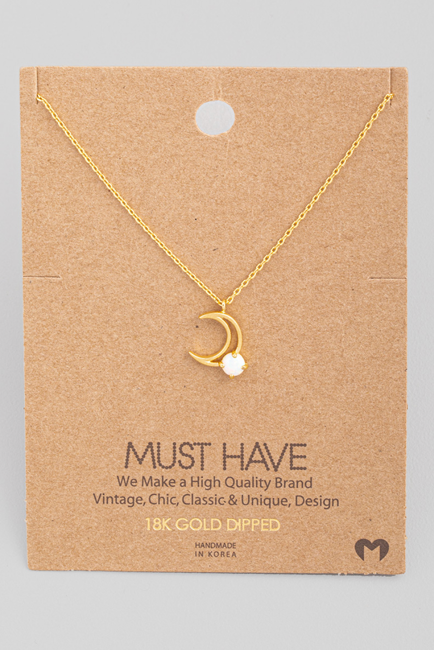 Crescent Moon Opal