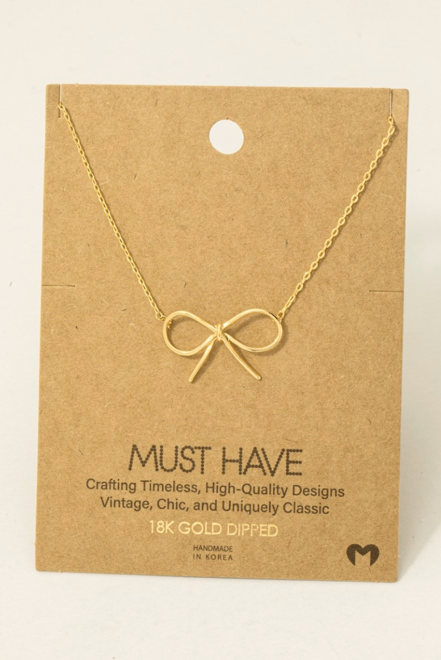 Bow Tie Pendant