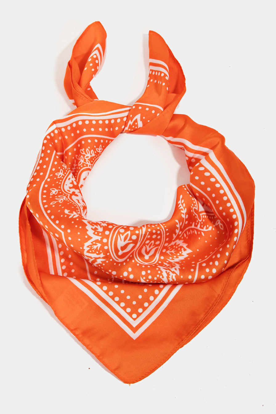 Paisley Bandana - Red